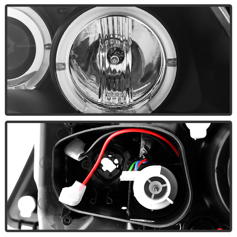 Load image into Gallery viewer, Spyder BMW E90 3-Series 06-08 Projector LED Halo Amber Reflctr Rplc Bulb Blk PRO-YD-BMWE9005-AM-BK
