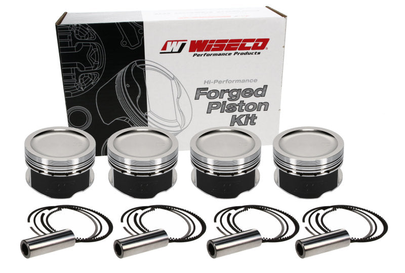 Load image into Gallery viewer, Wiseco Nissan SR20/SR20DET Turbo -12cc Dish 9.1:1 CR 87mm Piston Kit
