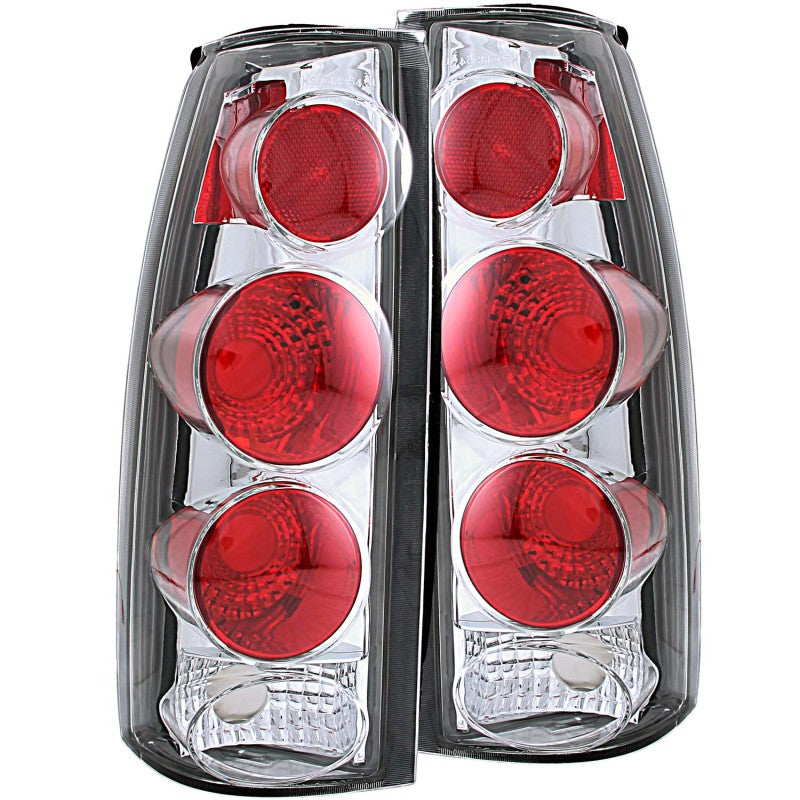 Load image into Gallery viewer, ANZO 1999-2000 Cadillac Escalade Taillights Chrome 3D Style
