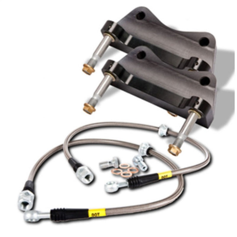Load image into Gallery viewer, StopTech 08-13 BMW M3/11-12 1M Coupe Front BBK w/ Black ST-60 Calipers Slotted 380x35mm Rotor
