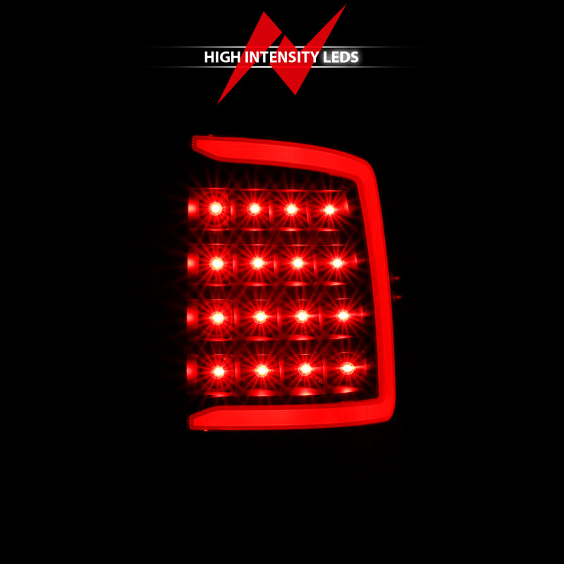 Load image into Gallery viewer, ANZO 2009-2018 Dodge Ram 1500 LED Taillight Plank Style Black w/Smoke Lens
