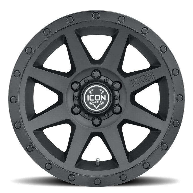 Load image into Gallery viewer, ICON Rebound 17x8.5 5x5 -6mm Offset 4.5in BS 71.5mm Bore Double Black Wheel
