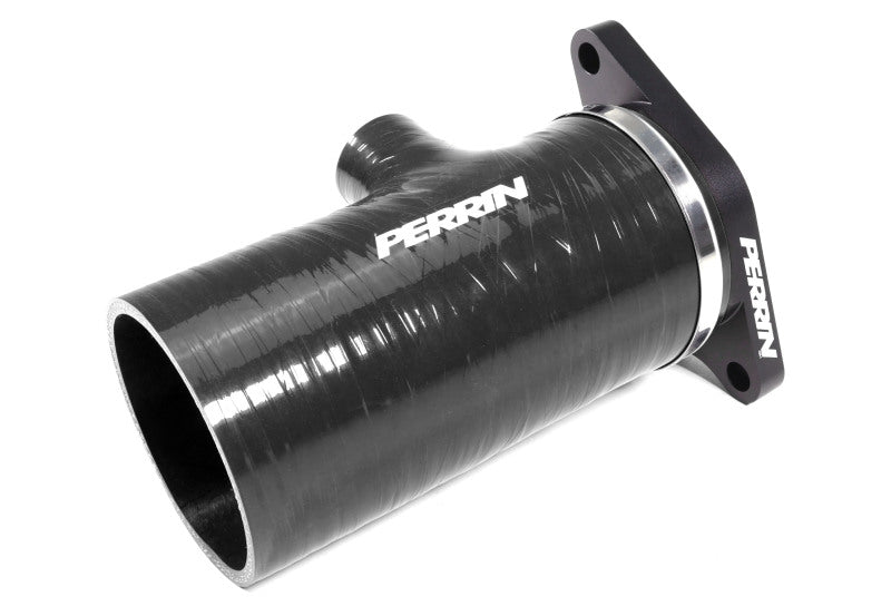 Load image into Gallery viewer, Perrin 2022+ Subaru WRX Black 3in Turbo Inlet Hose w/ Nozzle (Short)
