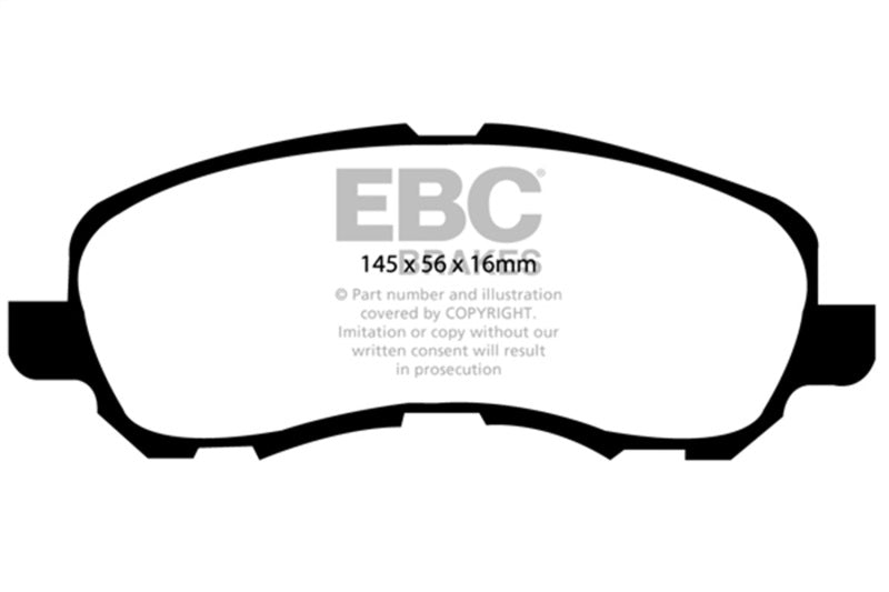 Load image into Gallery viewer, EBC 11-14 Chrysler 200 2.4 Yellowstuff Front Brake Pads
