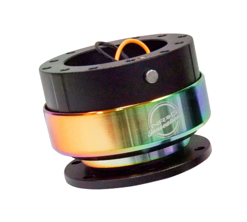 Load image into Gallery viewer, NRG Quick Release Gen 2.0 - Black Body / Neochrome Ring
