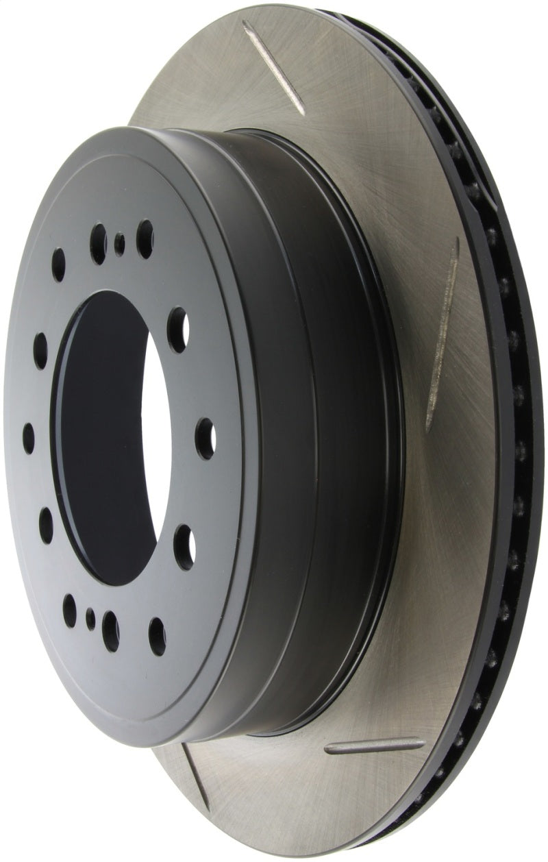 Load image into Gallery viewer, StopTech Power Slot 01-07 Toyota Sequoia/03-09 4 Runner / 03-09 Lexus GX470 Slotted Left Rear Rotor
