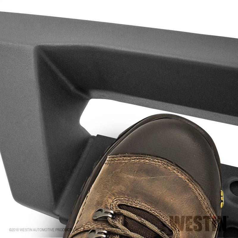 Load image into Gallery viewer, Westin 18-20 Jeep Wrangler JL Unlimited 4DR HDX Drop Nerf Step Bars - Textured Black
