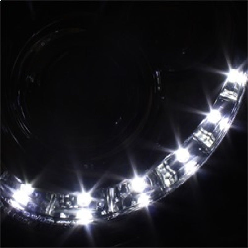 Load image into Gallery viewer, Spyder Mercedes Benz CLK 03-09 Projector Halogen Model- LED Halo DRL Chrm PRO-YD-MBCLK03-DRL-C
