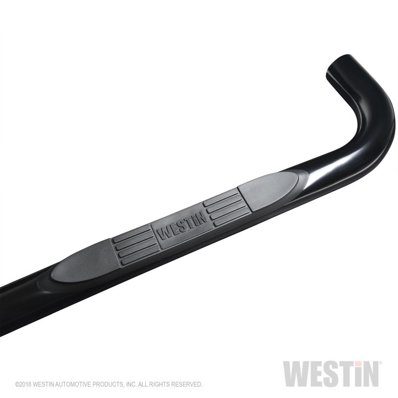 Load image into Gallery viewer, Westin 2019 Chevrolet Silverado/Sierra 1500 Crew Cab E-Series 3 Nerf Step Bars - Black
