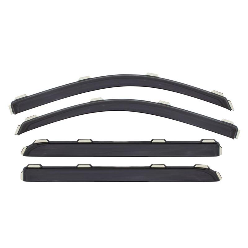 Load image into Gallery viewer, AVS 98-01 GMC Envoy Ventvisor In-Channel Front &amp; Rear Window Deflectors 4pc - Smoke
