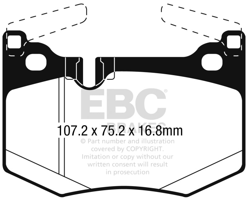 Load image into Gallery viewer, EBC 2016+ Lexus GS-F 5.0L Redstuff Rear Brake Pads
