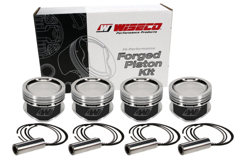 Load image into Gallery viewer, Wiseco Nissan KA24 Dished 10.6:1 CR 89.5mm Piston Kit
