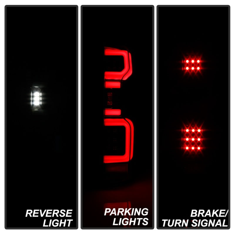 Load image into Gallery viewer, Spyder Chevy Silverado 19-20 (Do Not Fit Halogen Model) LED Tail Light Blk ALT-YD-CS19LED-BK
