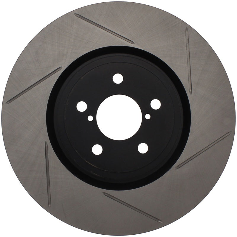 Load image into Gallery viewer, StopTech Power Slot 05-08 LGT Front Left Slotted Rotor
