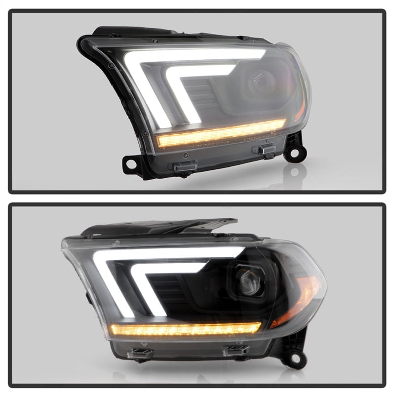 Load image into Gallery viewer, Spyder Dodge Durango 11-13 Halogen Model Only Projector Headlights - Black PRO-YD-DDU11SI-BK
