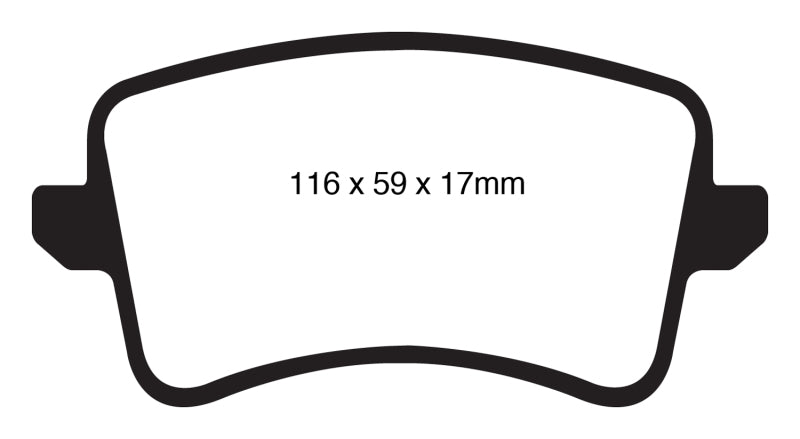 Load image into Gallery viewer, EBC 09-11 Audi A4 2.0 Turbo Greenstuff Rear Brake Pads
