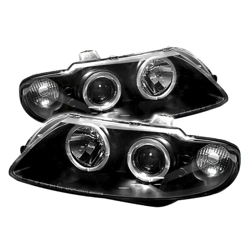 Load image into Gallery viewer, Spyder Pontiac GTO 04-06 Projector Headlights LED Halo LED Black High H1 Low H1 PRO-YD-PGTO04-HL-BK

