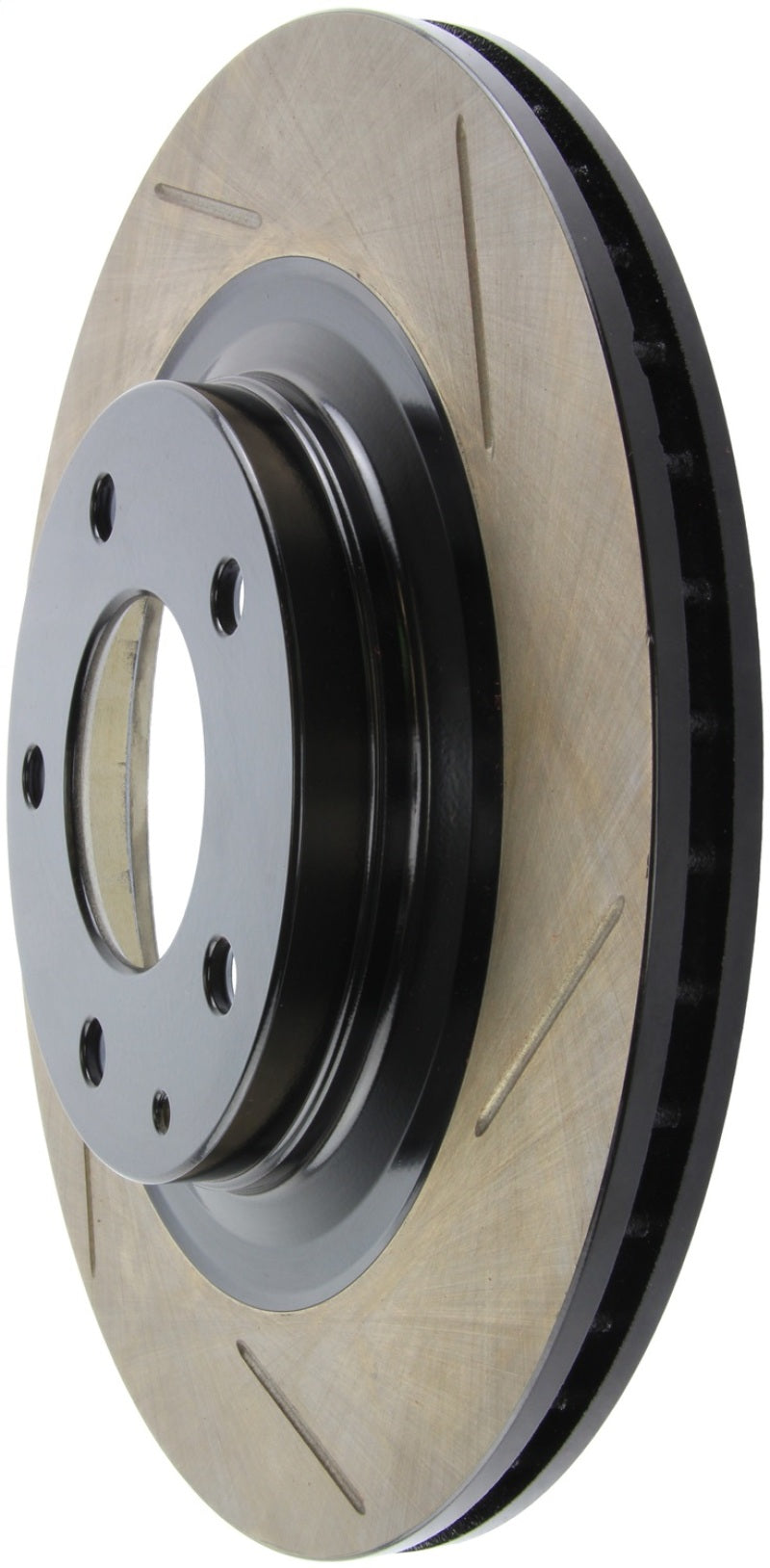 Load image into Gallery viewer, StopTech Power Slot 93-95 Mazda RX-7 SportStop Slotted Rear Left Rotor
