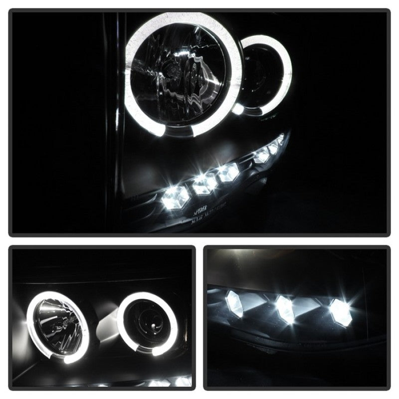 Load image into Gallery viewer, Spyder Dodge Ram 1500 02-05/Ram 2500 03-05 Projector Headlights LED Halo LED Blk PRO-YD-DR02-HL-BK
