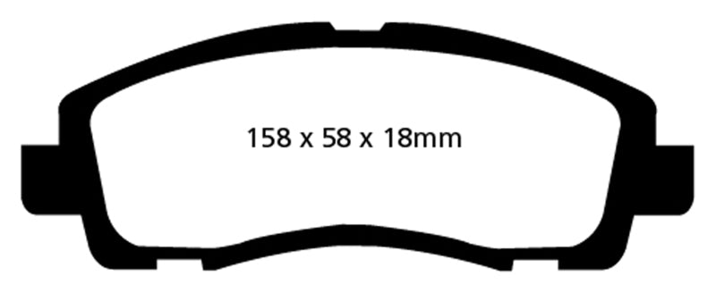 Load image into Gallery viewer, EBC 09-14 Acura TL 3.5 Redstuff Front Brake Pads
