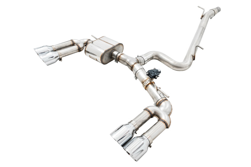 Load image into Gallery viewer, AWE Tuning Audi 8V S3 SwitchPath Exhaust w/Chrome Silver Tips 102mm
