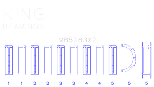 King Performance Main Race Bearing Set - Size Standard