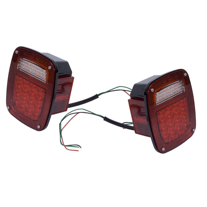 Load image into Gallery viewer, Rugged Ridge LED Tail Light Set 76-06 Jeep CJ Jeep Wrangler
