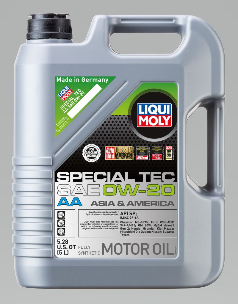 Load image into Gallery viewer, LIQUI MOLY 5L Special Tec AA Motor Oil 0W20
