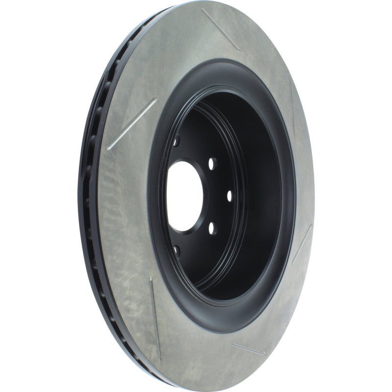 Load image into Gallery viewer, StopTech Power Slot 09 Infiniti FX50 5.0L-V8 Slotted Rear Right Rotor
