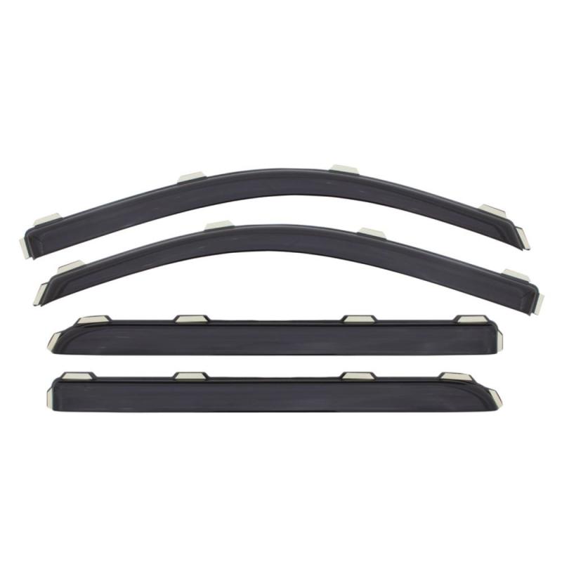 Load image into Gallery viewer, AVS 16-18 Toyota Tacoma Double Cab Ventvisor In-Channel Front &amp; Rear Window Deflectors 4pc - Smoke
