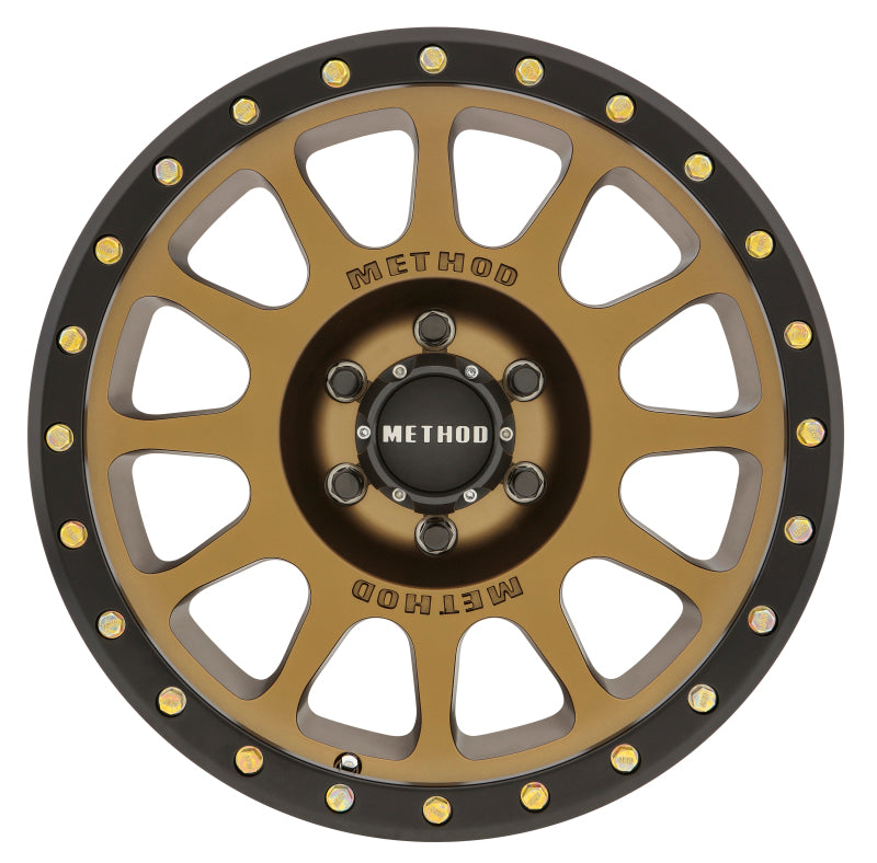 Load image into Gallery viewer, Method MR305 NV 17x8.5 0mm Offset 6x5.5 108mm CB Method Bronze/Black Street Loc Wheel
