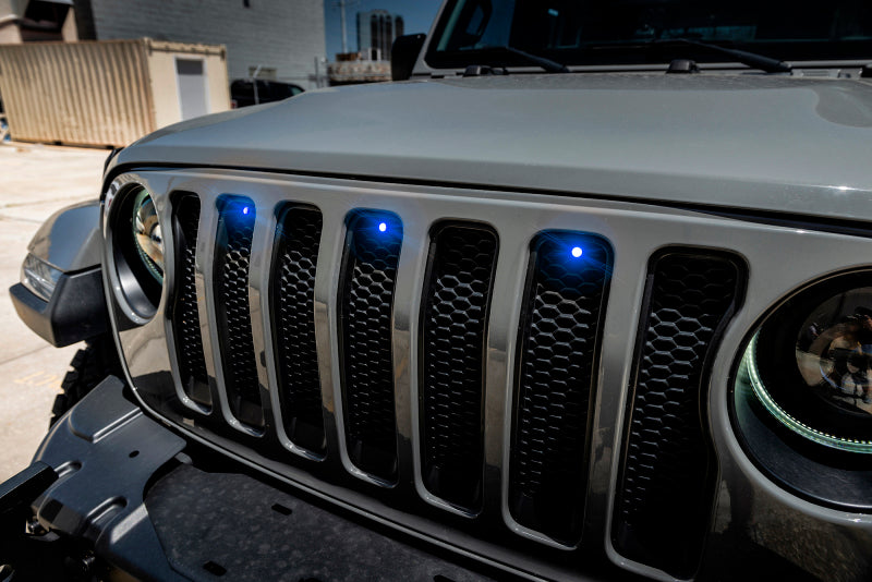 Load image into Gallery viewer, Oracle Pre-Runner Style LED Grille Kit for Jeep Wrangler JL - Blue
