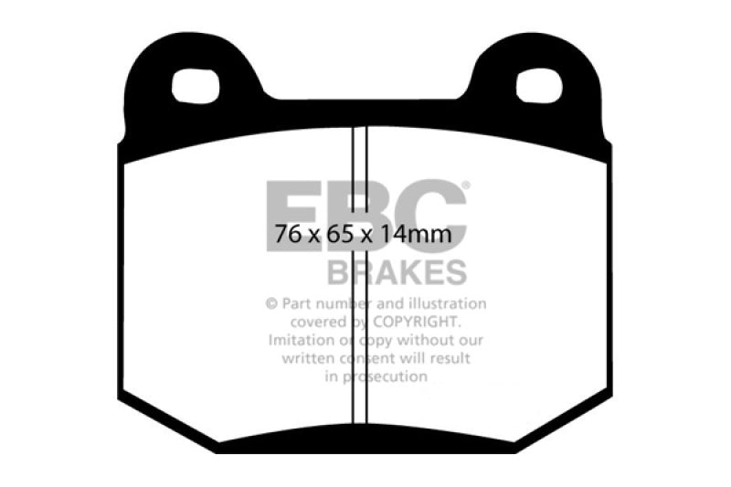 Load image into Gallery viewer, EBC 99-03 Mitsubishi Lancer Evolution 2.0 Turbo Bluestuff Rear Brake Pads
