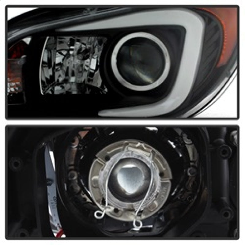 Load image into Gallery viewer, Spyder Subaru WRX 06-07 Projector Headlights - HID Model Only - Black PRO-YD-SWRX06-HID-LBDRL-BK
