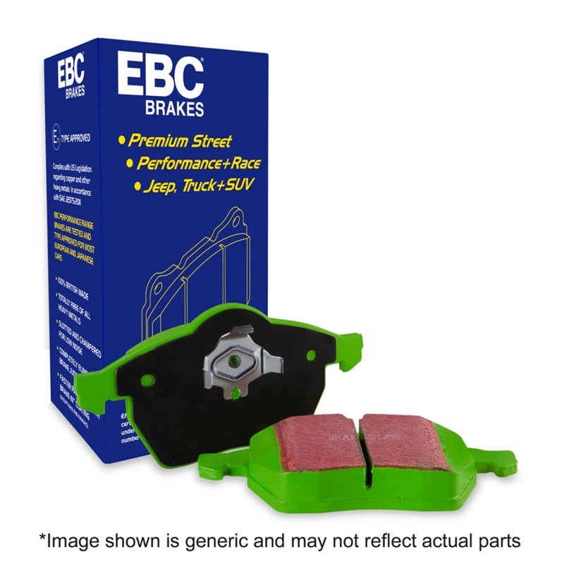 Load image into Gallery viewer, EBC 01-03 Acura CL 3.2 Greenstuff Front Brake Pads
