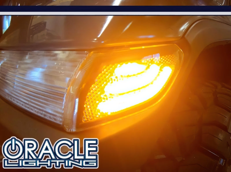 Load image into Gallery viewer, Oracle Jeep Wrangler JL Smoked Lens LED Front Sidemarkers
