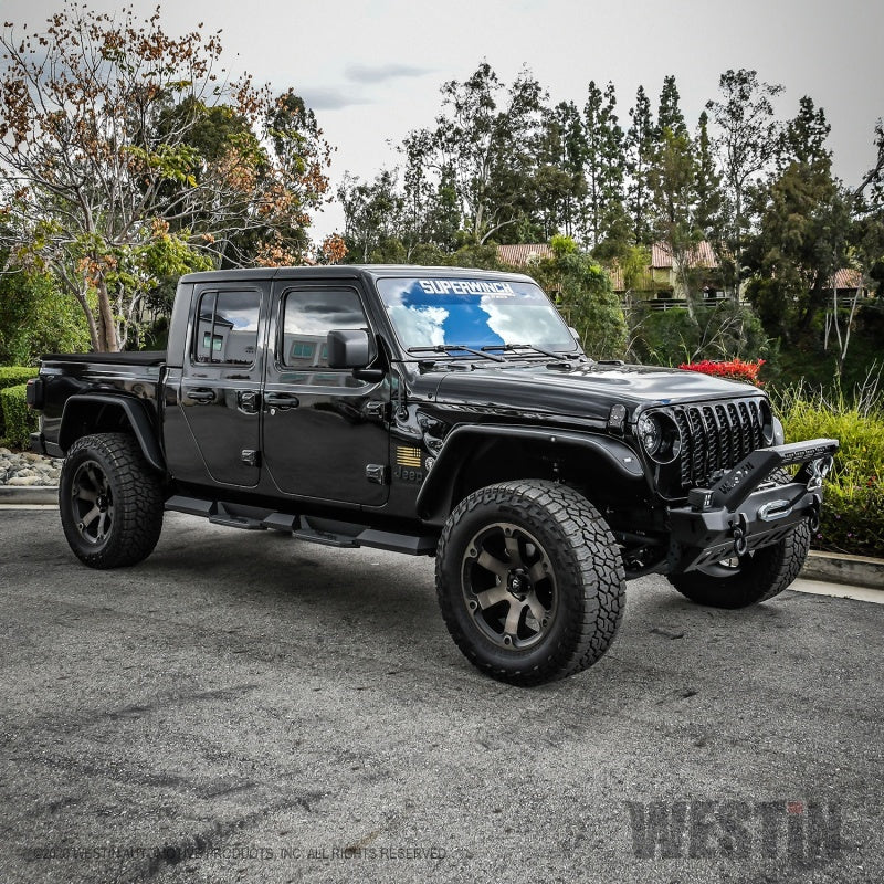 Load image into Gallery viewer, Westin 2020 Jeep Gladiator HDX Xtreme Nerf Step Bars - Textured Black
