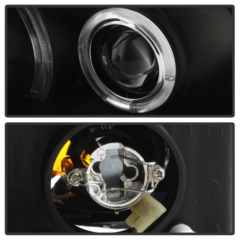 Load image into Gallery viewer, Spyder Honda Civic 06-08 2Dr Projector Headlights LED Halo Black High H1 Low H1 PRO-YD-HC06-2D-HL-BK
