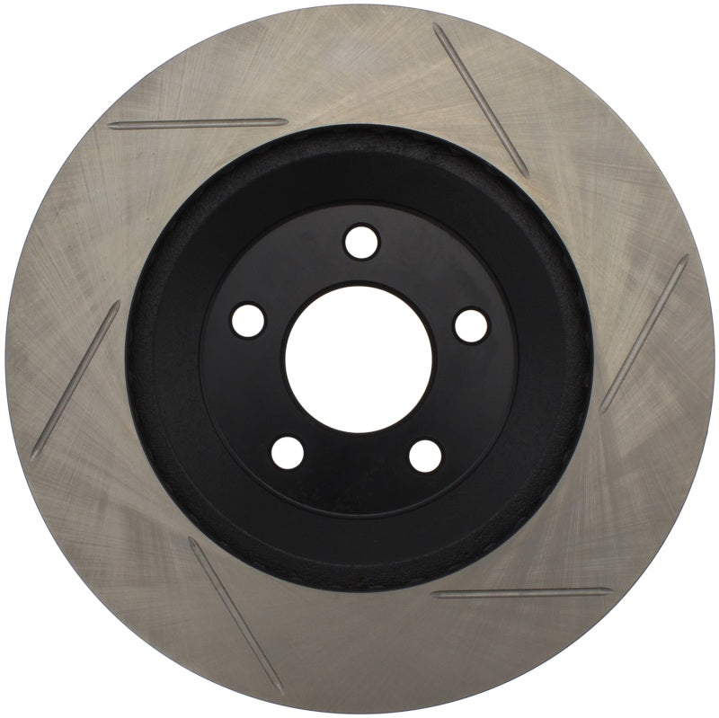 Load image into Gallery viewer, StopTech Power Slot 94-04 Ford Mustang Front Right Slotted Rotor
