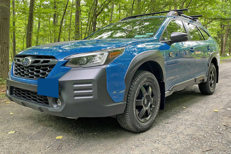 Load image into Gallery viewer, Rally Armor 2022 Subaru Outback Wilderness Black Mud Flap Blue Logo
