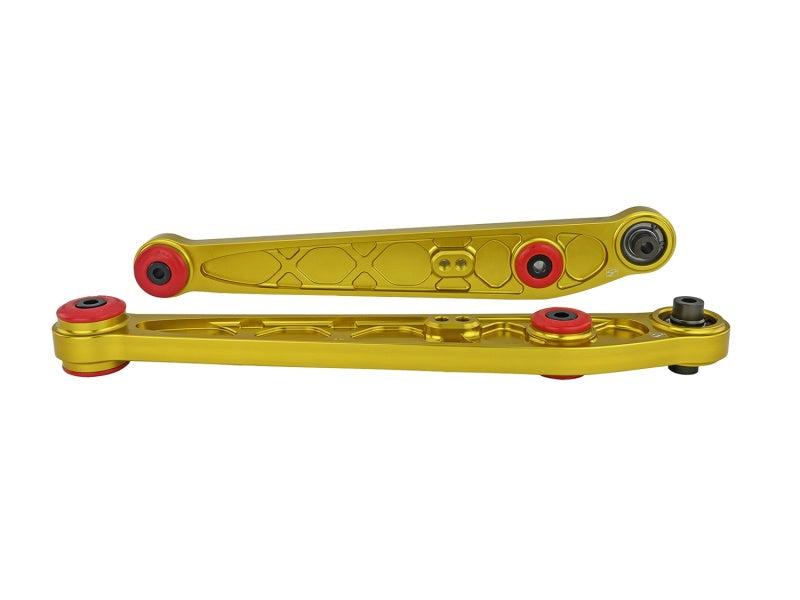 Load image into Gallery viewer, Skunk2 Honda/Acura EK Alpha Series Rear Lower Control Arm Set - Gold
