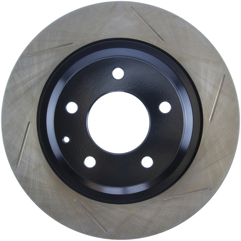 Load image into Gallery viewer, StopTech Power Slot 93-95 Mazda RX-7 SportStop Slotted Rear Left Rotor
