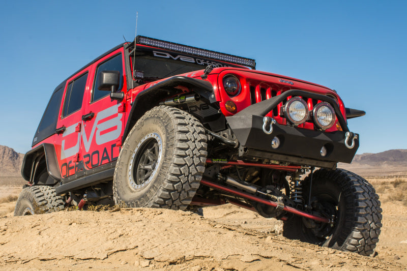 Load image into Gallery viewer, DV8 Offroad 07-18 Jeep Wrangler JK Front &amp; Rear Flat Tube Fenders
