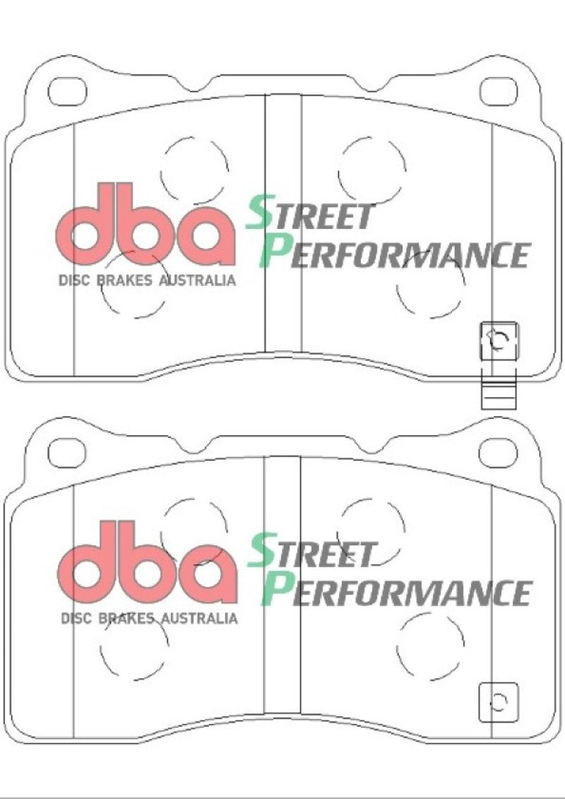 Load image into Gallery viewer, DBA 04-14 Subaru Impreza WRX STI SP500 Front Brake Pads
