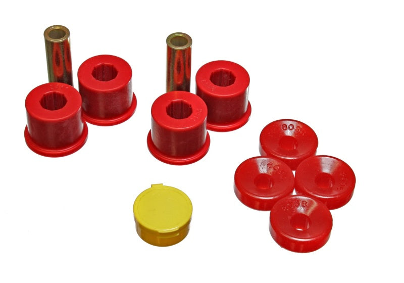 Load image into Gallery viewer, Energy Suspension 99-00 Honda Civic Si Red Front Shock Bushing Set
