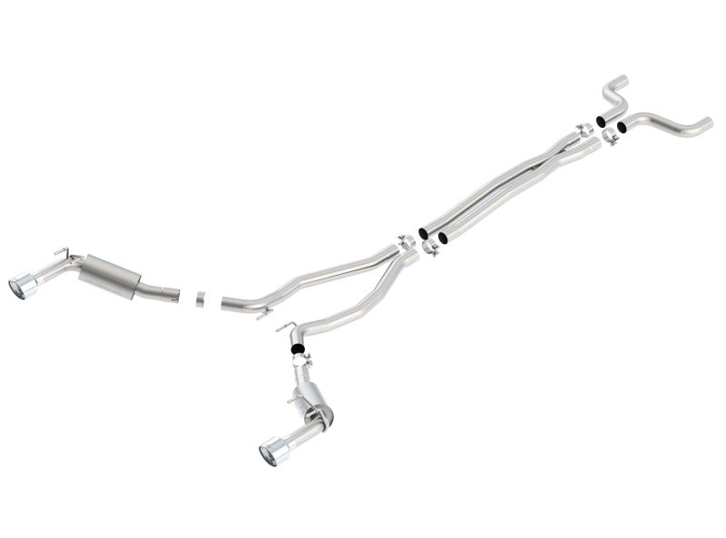 Load image into Gallery viewer, Borla 14-15 Chevy Camaro SS 6.2L V8 Single Split Rear Exit S-Type Catback Exhaust
