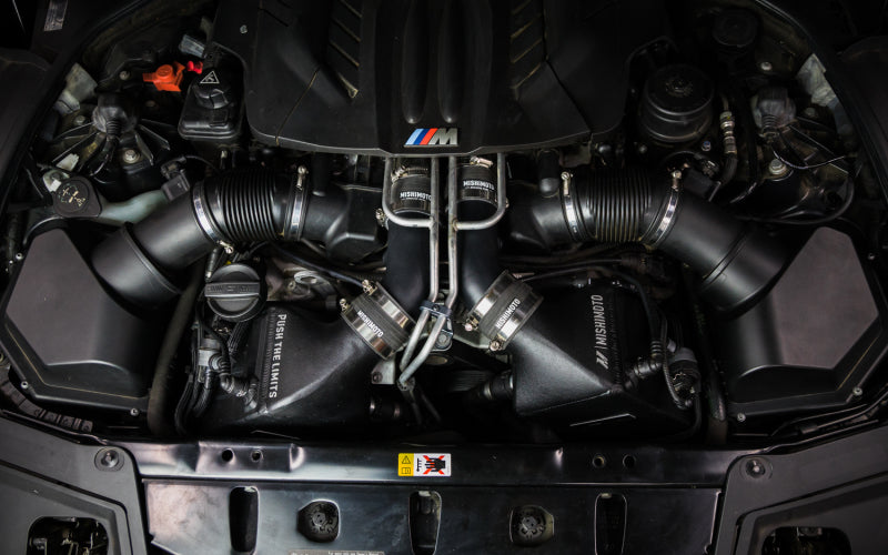 Load image into Gallery viewer, Mishimoto 12-16 BMW F10 M5 Intercooler Pipe Kit Micro Wrinkle Black

