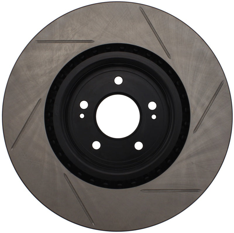 Load image into Gallery viewer, StopTech Power Slot 08-09 Evo 10 Slotted Right Front Rotor
