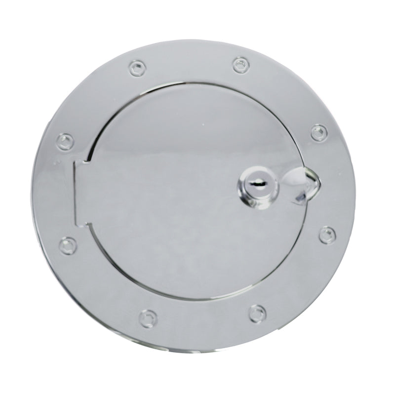 Load image into Gallery viewer, Rugged Ridge 07-18 Jeep Wrangler JK Stainless Steel Locking Gas Cap Door

