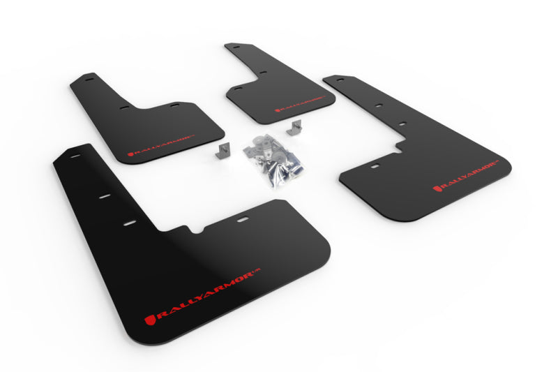 Load image into Gallery viewer, Rally Armor 20-22 Subaru Outback Black UR Mud Flap w/ Red Logo
